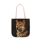 Shiba Inu Tote Bag | Painterly Dog Art Canvas Tote | Shiba Mom Gift | Dog Lover Market Bag | Pet Portrait Accessory