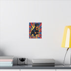 Rottweiler Comic Book Pop Art Canvas - Dynamic Halftone Style for Energetic Wall Decor