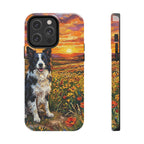 Border Collie Acrylic Gallery Print Sunset Prairie Tough Phone Case | Dog Lover Gift — view 3 of 24