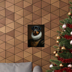 Rottweiler Renaissance Royal Portrait Matte Poster, Regal Dog Art Print, Rottweiler Lover Gift, Wall Art