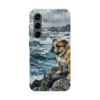 Acrylic Gallery Print English Bulldog - Coastal Cliffside | Tough Phone Case — view 9 of 28