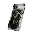 Charcoal Rottweiler Rottweiler Tough Phone Case - Rottweiler pride — gentle giants deserve great art — view 40 of 103
