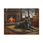 Cane Corso Acrylic Painting Canvas Wall Art | Dog Lover Gift | Stretched Canvas Print | Pet Portrait Decor