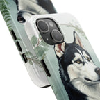 Siberian Husky Watercolor Botanical Wreath Phone Case | Premium Dog Prints | Tritan — view 14 of 28