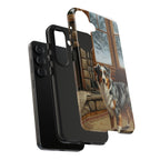 Australian Shepherd Phone Case — Acrylic Dog Art | iPhone 17/16/15 & Samsung | Dog Lover Gift