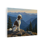 Poodle Acrylic Art Print Stretched Canvas Wall Art | Dog Lover Gift | Modern Pet Portrait Home Decor | Unique Dog Mom Gift