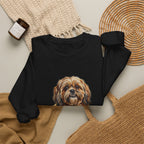Shih Tzu Sweatshirt | Painterly Dog Art Crewneck | Shih Tzu Mom Gift | Cozy Pullover for Dog Lovers | Pet Portrait Apparel