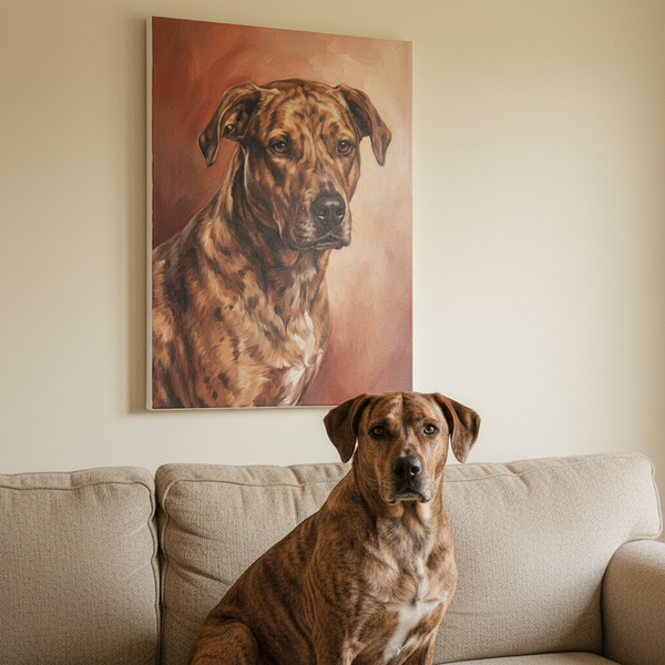 Scout — Custom Catahoula Portrait Canvas