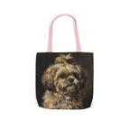 Shih Tzu Tote Bag | Painterly Dog Art Canvas Tote | Shih Tzu Mom Gift | Dog Lover Market Bag | Pet Portrait Accessory