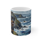 Acrylic Gallery Print Rottweiler - Coastal Cliffside | Ceramic Mug 11oz — primary view