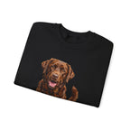 Labrador Retriever Sweatshirt | Painterly Dog Art Crewneck | Lab Mom Gift | Cozy Pullover for Dog Lovers | Pet Portrait Apparel