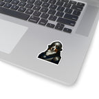 Bernese Mountain Dog Medieval Knight Portrait Sticker, Dog Portrait Vinyl Decal, Kiss-Cut Sticker, Bernese Mountain Dog Lover Gift