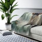 Poodle Watercolor Rain Garden Throw Blanket | Premium Dog Prints | Tritan — view 8 of 9