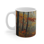 Acrylic Corgi - Autumn Woods | Ceramic Mug 11oz
