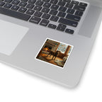Acrylic Labrador Retriever - Winter Hearth | Kiss-Cut Stickers