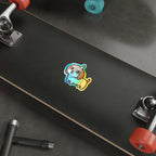 Chibi Dachshund Holo Sticker | Tritan