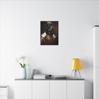Rottweiler Kings & Queens Royal Portrait Canvas Wall Art, Regal Dog Painting, Rottweiler Lover Gift, Stretched Canvas
