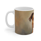 Boxer Oil Portrait Ceramic Mug 11oz | Premium Dog Art | Tritan