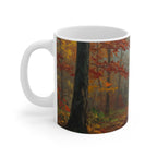 Acrylic German Shorthaired Pointer - Autumn Woods | Ceramic Mug 11oz