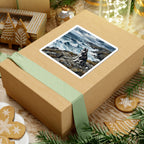 Acrylic Gallery Print Siberian Husky - Coastal Cliffside | Kiss-Cut Stickers — view 8 of 12