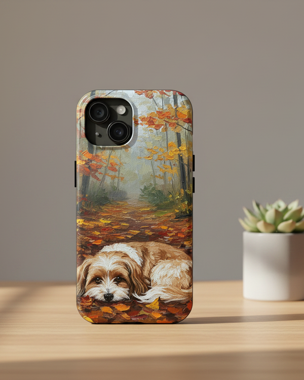 Acrylic Havanese - Autumn Woods | Tough Phone Case