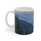 Acrylic Boston Terrier - Mountain Overlook | Ceramic Mug 11oz