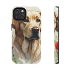 Labrador Retriever Watercolor Wildflower Field Phone Case | Premium Dog Prints | Tritan — primary view