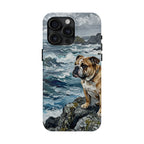 Acrylic Gallery Print English Bulldog - Coastal Cliffside | Tough Phone Case — view 8 of 28