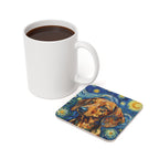 Dachshund Post-Impressionist Player Coaster | Oil Painting Dog Art | Wiener Dog Gift | Pet Portrait Decor