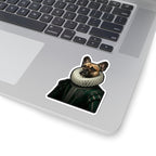 French Bulldog Renaissance Royal Portrait Sticker, Dog Portrait Vinyl Decal, Kiss-Cut Sticker, French Bulldog Lover Gift