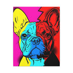 Pop Art French Bulldog Canvas — Bold Dog Wall Art