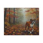 Boxer Dog Painting, Stretched Canvas Wall Art, Modern Pet Decor, Boxer Mom Dad Gift, Acrylic Dog Art Print