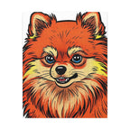 Comic Book Pomeranian Canvas — Bold Dog Wall Art