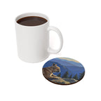 Acrylic French Bulldog - Mountain Overlook | Cork Back Coaster