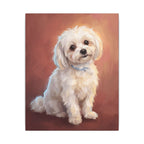 Maltese — Painted Portrait Canvas (Style B)
