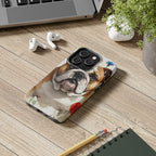 English Bulldog Watercolor Wildflower Field Phone Case | Premium Dog Prints | Tritan — view 11 of 28