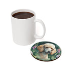 Poodle Watercolor Garden Peek Drink Coaster | Premium Dog Prints | Tritan — view 4 of 6