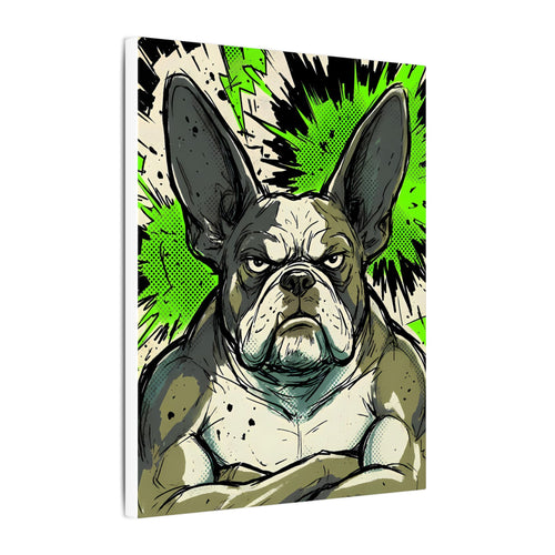 Gallery-wrapped canvas side profile showing the 0.75 inch depth
