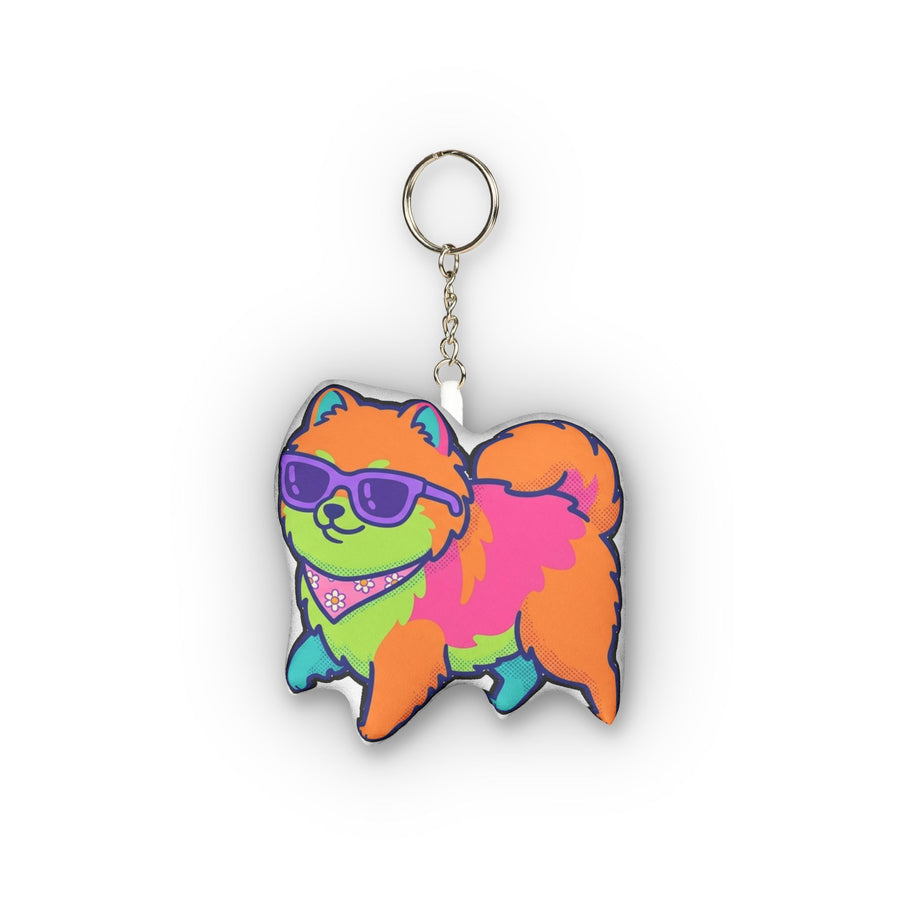 Y2K Pomeranian Plush Keychain | Tritan