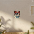 Comic Book English Bulldog Canvas — Bold Dog Wall Art