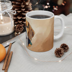 Beagle Low Poly Cool Jewel Ceramic Mug 11oz | Dog Lover Gift
