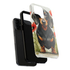 Dachshund Watercolor Wildflower Field Phone Case | Premium Dog Prints | Tritan — view 25 of 28
