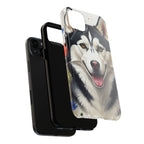 Siberian Husky Watercolor Wildflower Field Phone Case | Premium Dog Prints | Tritan — view 22 of 28
