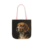 Beagle Tote Bag | Painterly Dog Art Canvas Tote | Beagle Mom Gift | Dog Lover Market Bag | Pet Portrait Accessory