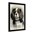 Cavalier King Charles Spaniel Watercolor Canvas Art Print | Dog Lover Gift | Pet Wall Decor | Cavalier Mom Home Decor