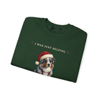 Australian Shepherd Tree Helper Christmas Sweatshirt, view 3