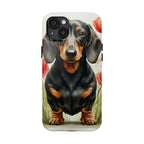 Dachshund Watercolor Wildflower Field Phone Case | Premium Dog Prints | Tritan — view 7 of 28