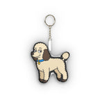 Pop Art Poodle Plush Keychain | Tritan