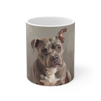 Blue Staffy | Painted Portrait Mug (Front + Back)