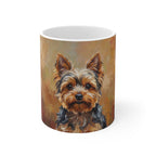 Yorkshire Terrier Cozy Set — 2-Piece Blanket + Mug Gift Set | Autumn Woods | Tritan